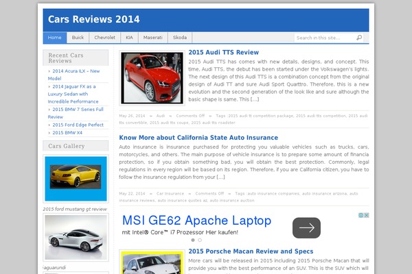 ThemeGeblek theme site design template sample