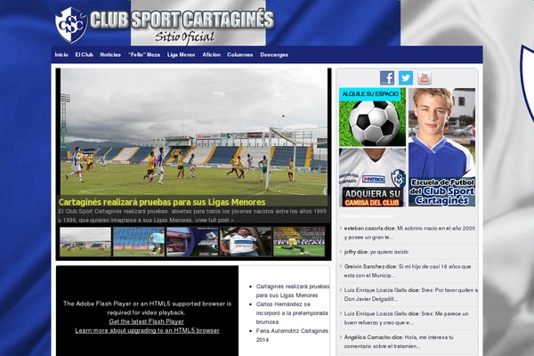 cartagines.net site used Wp Smooth