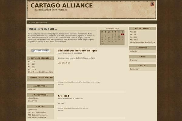 Wasteland theme site design template sample