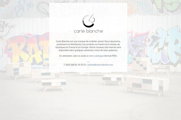 carte-blanche.com site used Megaproject-v1-00