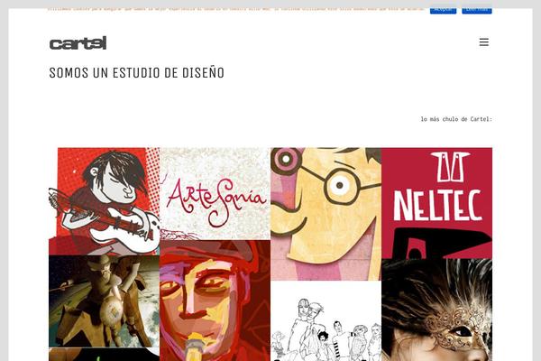 Kalium theme site design template sample