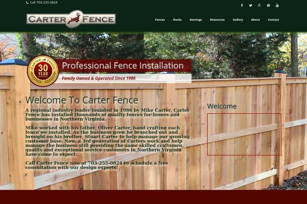 Modernize theme site design template sample