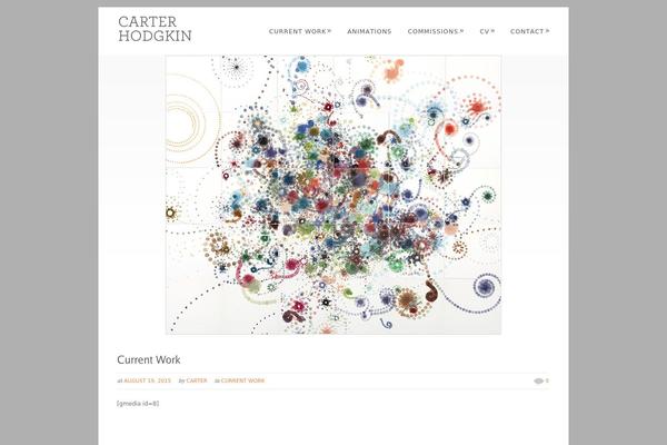 Dandelion theme site design template sample