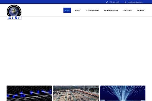 Constructo theme site design template sample