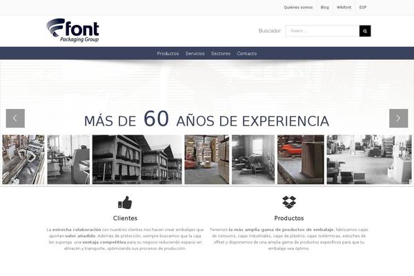 font theme websites examples