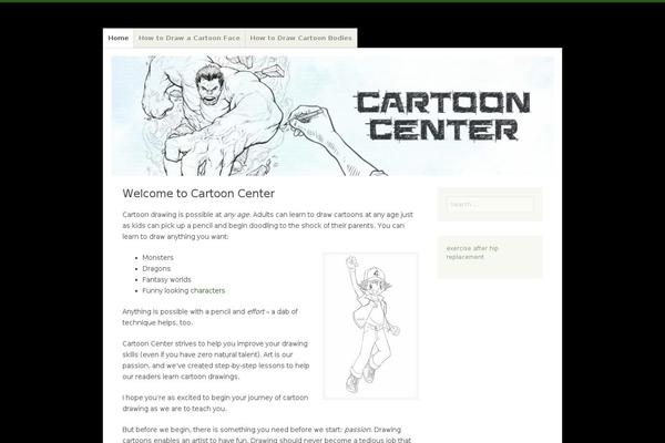 Misty Lake theme site design template sample