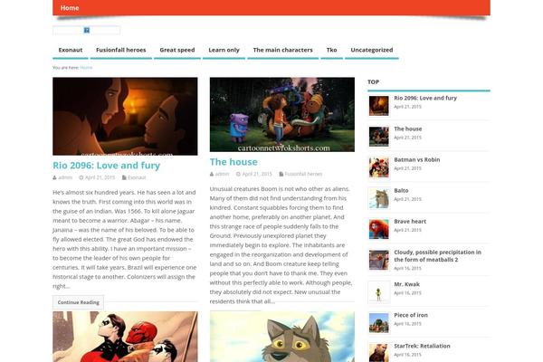 MesoColumn theme site design template sample