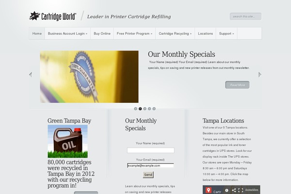 Minimal theme site design template sample