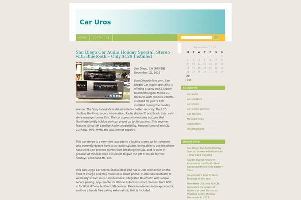 Blix theme site design template sample