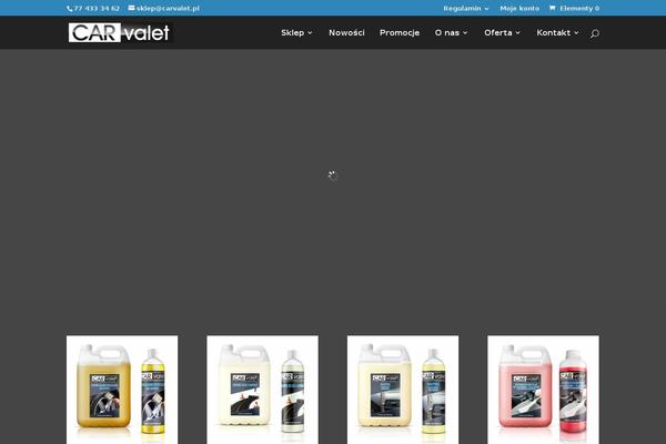 carvalet.pl site used Divi3.0