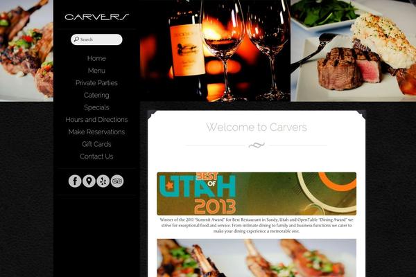 Eatery theme site design template sample