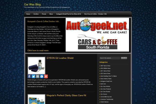 carwaxblog.com site used Amped Child
