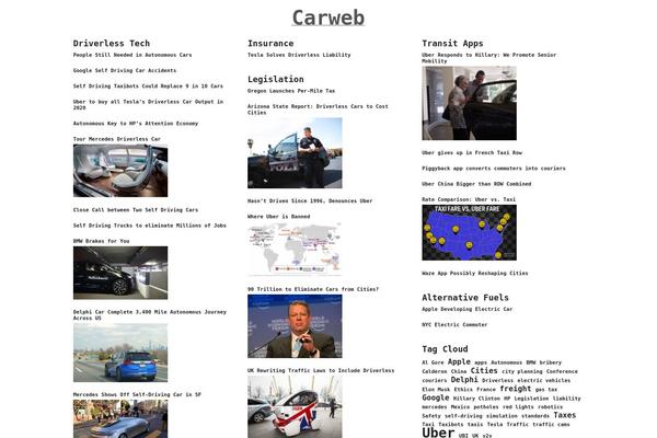 carweb.com site used Wp Drudge V2
