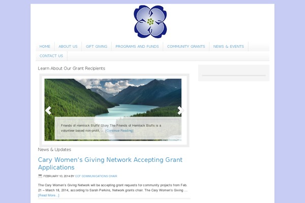 Lifestyle theme site design template sample