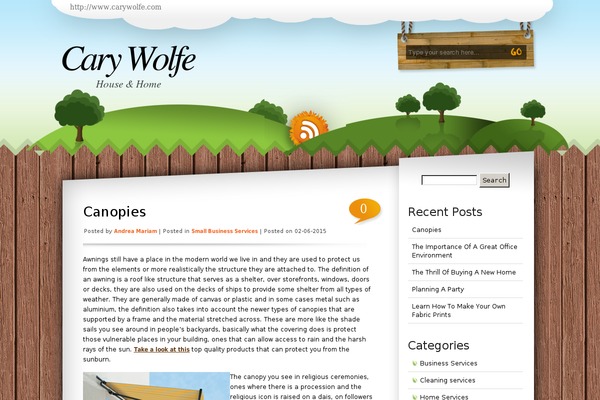 carywolfe.com site used Nature_wdl