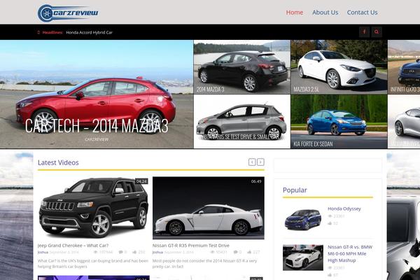 Truemag theme site design template sample