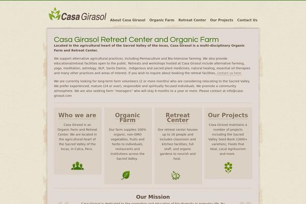 Organic Web theme site design template sample
