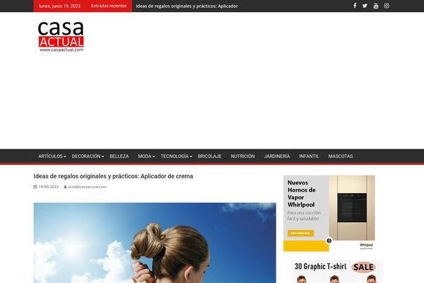 SuperMag theme site design template sample