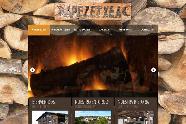 casaapezetxea.com site used Theme1910