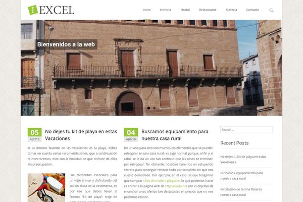 i-excel theme site design template sample