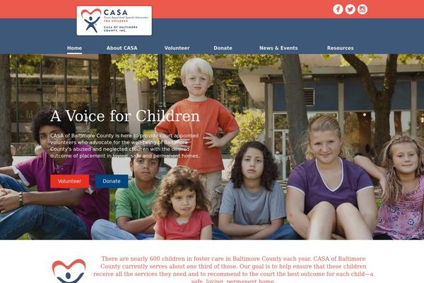casabaltco.org site used Charitize