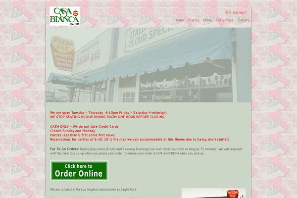 Bottega theme site design template sample