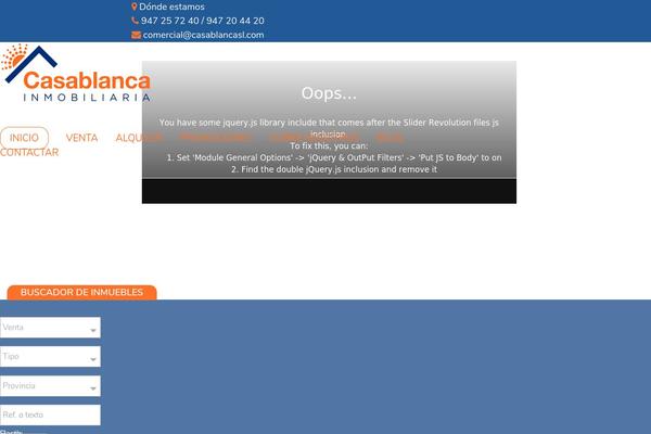 Site using Wp-floating-menu plugin