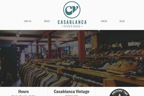 casablancavintage.com site used Casablanca