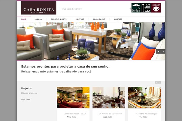 casabonitainteriores.com site used ELOGIX