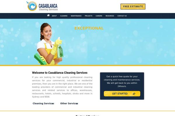 Casa theme site design template sample