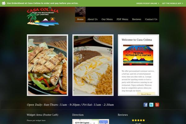 Delicious theme site design template sample