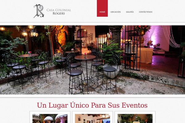 Inceptio theme site design template sample