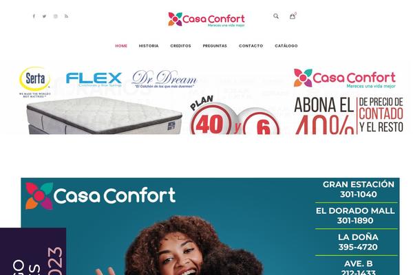 Ginza theme site design template sample