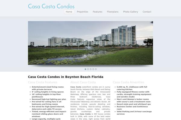 Simplicity theme site design template sample
