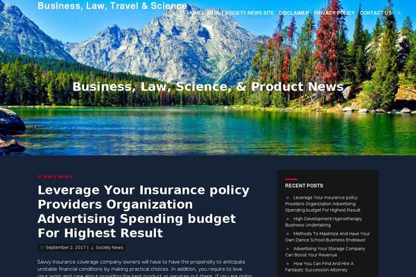 Identity theme site design template sample