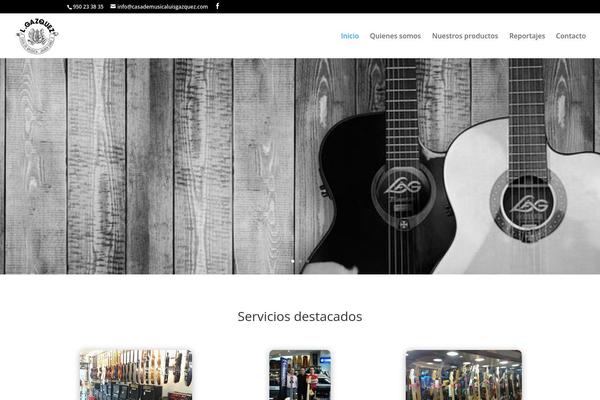 Divi theme site design template sample