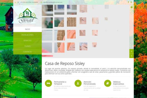 Vertikal theme site design template sample