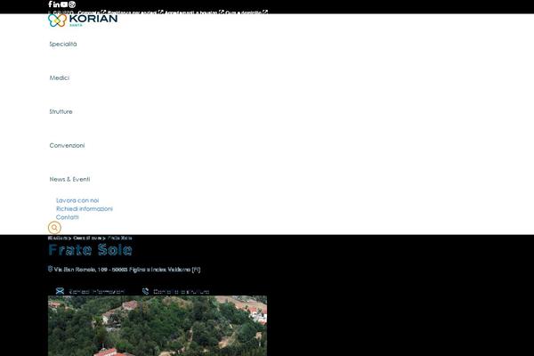 casadicurafratesole.it site used Korian-master-theme