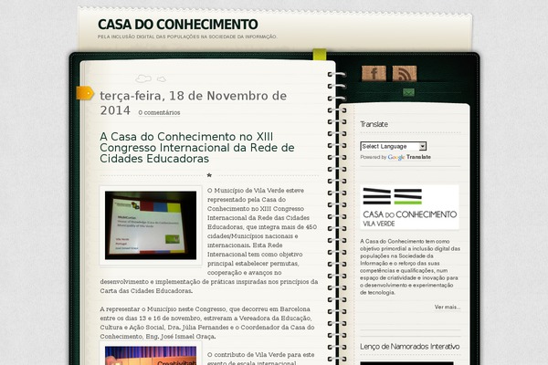 Diary theme site design template sample