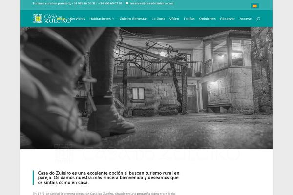 Divi Child theme site design template sample