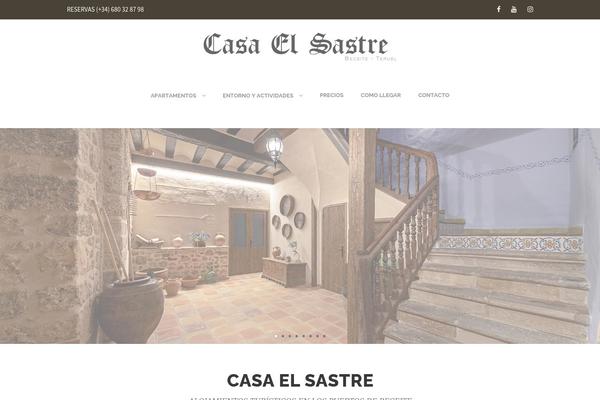 Infinite-child theme site design template sample