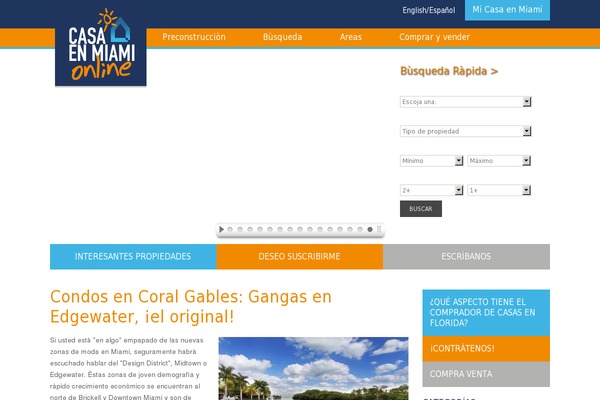 casaenmiamionline.com site used Tomato
