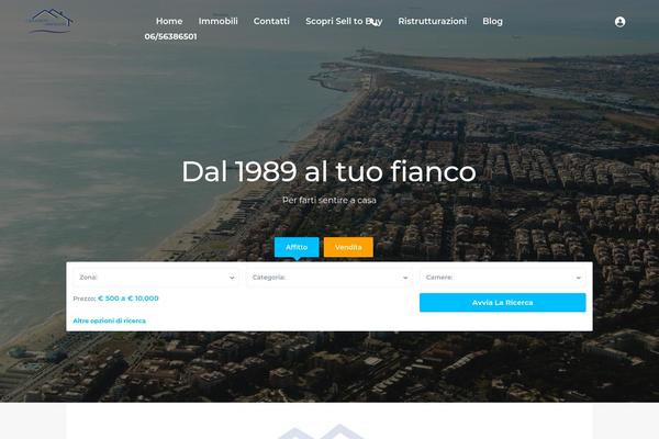WP Residence theme site design template sample