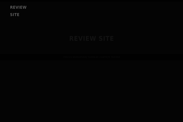 Tracks theme site design template sample