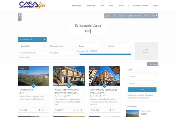 WP Residence theme site design template sample