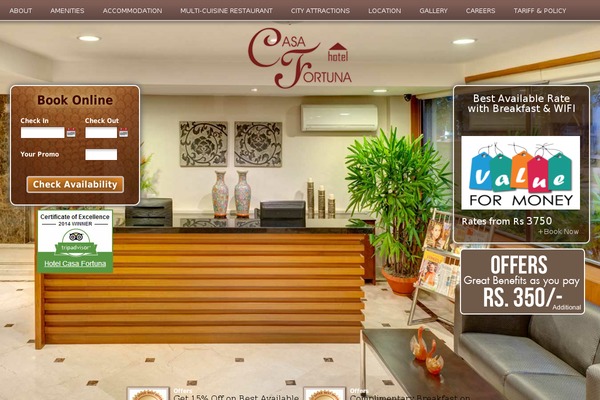 Casa theme site design template sample
