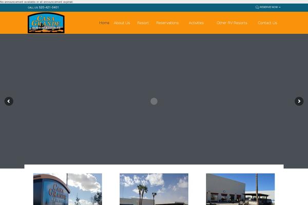 WordPress website example screenshot