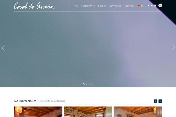 Porcelain theme site design template sample