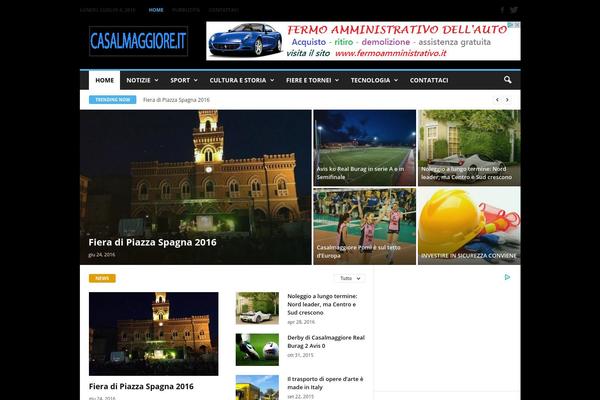 NewsMag theme site design template sample