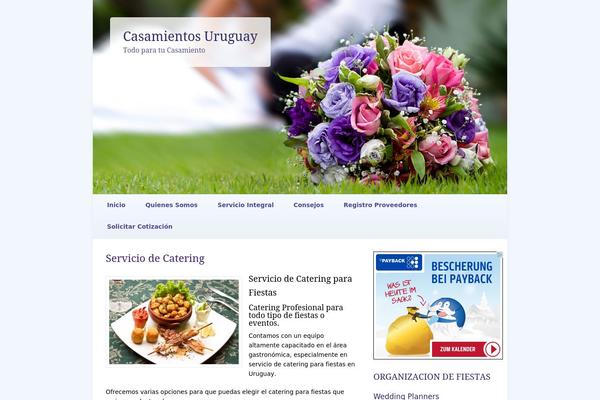 Wedding Bells theme site design template sample